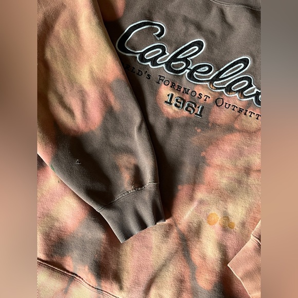 Vintage cabelas bleached sweatshirt - Picture 2 of 7